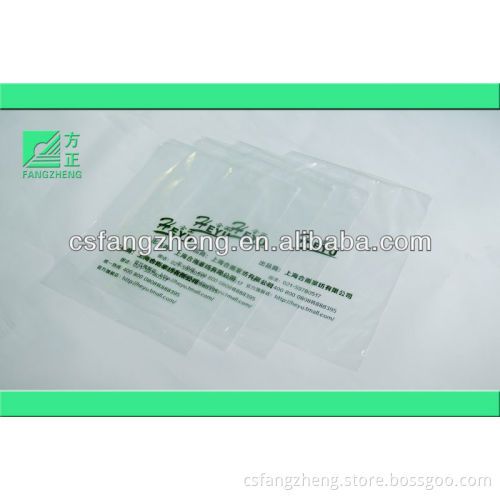 cosmetic clear plaid plastic zipper bags garment bags